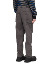 Pantalon cargo gris foncé Juun.J