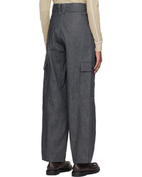 Pantalon cargo gris foncé ABAGA VELLI