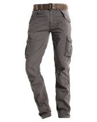 Pantalon cargo gris foncé Schott NYC