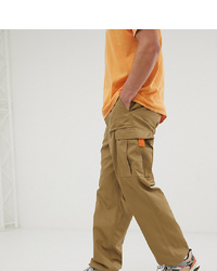 Pantalon cargo marron clair Reclaimed Vintage