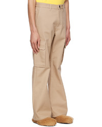 Pantalon cargo marron clair Marni