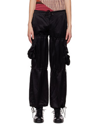 Pantalon cargo noir Anna Sui
