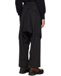 Pantalon cargo noir Templa