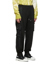 Pantalon cargo noir Feng Chen Wang