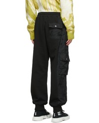 Pantalon cargo noir Feng Chen Wang