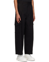 Pantalon cargo noir Recto