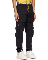 Pantalon cargo noir Rhude