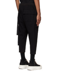 Pantalon cargo noir Rick Owens DRKSHDW