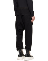 Pantalon cargo noir Rick Owens DRKSHDW