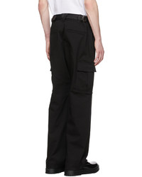 Pantalon cargo noir Versace