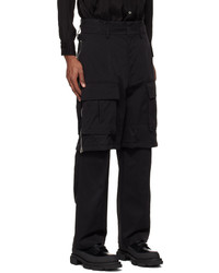 Pantalon cargo noir Juun.J