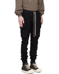 Pantalon cargo noir Rick Owens DRKSHDW