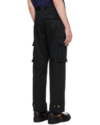 Pantalon cargo noir Versace