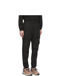 Pantalon cargo noir Stone Island