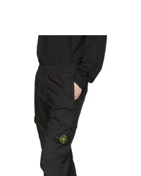 Pantalon cargo noir Stone Island