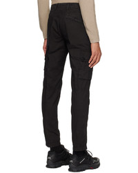 Pantalon cargo noir Stone Island