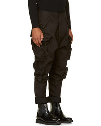 Pantalon cargo noir Julius