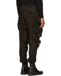 Pantalon cargo noir Julius