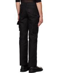 Pantalon cargo noir ADYAR