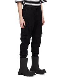 Pantalon cargo noir Juun.J