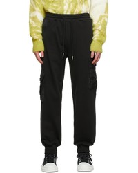 Pantalon cargo noir Feng Chen Wang