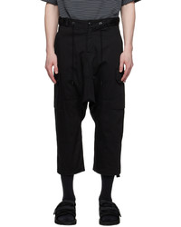 Pantalon cargo noir Fumito Ganryu