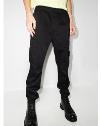 Pantalon cargo noir Stone Island