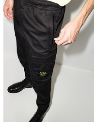 Pantalon cargo noir Stone Island