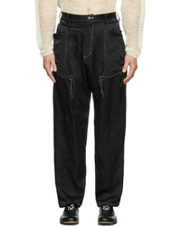 Pantalon cargo noir Sulvam