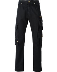 Pantalon cargo noir Versace