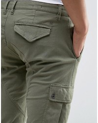 Pantalon cargo olive Selected