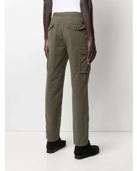 Pantalon cargo olive Incotex