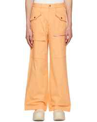 Pantalon cargo orange Dion Lee