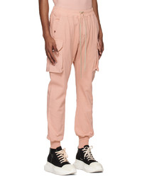 Pantalon cargo rose Rick Owens DRKSHDW