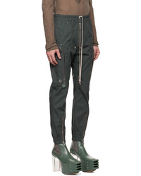 Pantalon cargo vert foncé Rick Owens