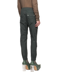 Pantalon cargo vert foncé Rick Owens