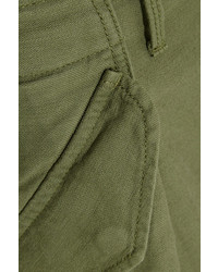 Pantalon cargo vert foncé