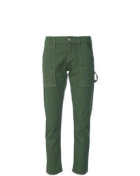Pantalon cargo vert