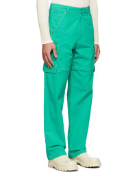 Pantalon cargo vert Jacquemus