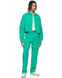 Pantalon cargo vert Jacquemus