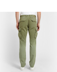 Pantalon cargo vert Incotex