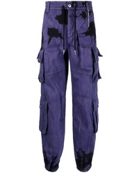 Pantalon cargo violet Feng Chen Wang