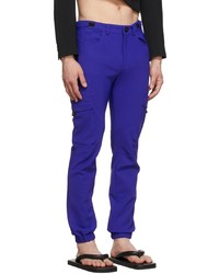 Pantalon cargo violet Coperni