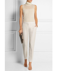 Pantalon carotte beige Stella McCartney