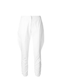 Pantalon carotte blanc Giorgio Armani Vintage
