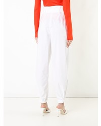 Pantalon carotte blanc Paule Ka