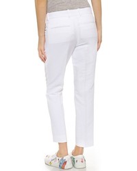 Pantalon carotte blanc