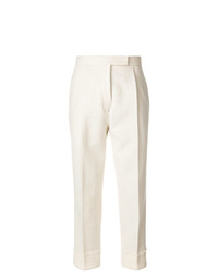 Pantalon carotte blanc Thom Browne