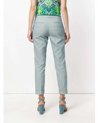 Pantalon carotte bleu clair Etro