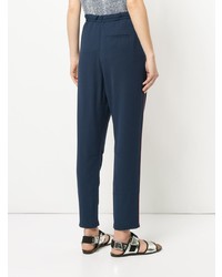 Pantalon carotte bleu marine